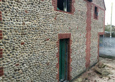 New Brick and Flint Work House in Wells-by-the-Sea